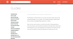 Desktop Screenshot of guides.rubygems.org